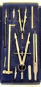 lot 136 image: Vintage Drafting Tools and Rulers
