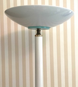 lot 138 image: White Floor Lamp