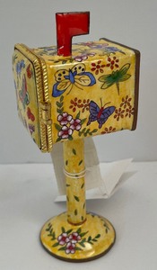 lot 141 image: Empress Arts Enamel Postage Stamp Dispenser