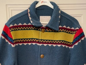 lot 160 image: Vintage United Colors of Benneton 100% Virgin Wool Button Up Shirt  Jacket