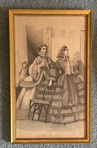 lot 166 image: Vintage Fancy Lady Framed Prints