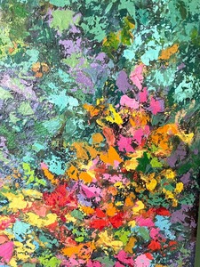 lot 177 image: Amazing Vintage Abstract Art by Myra