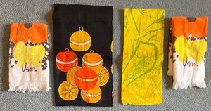 lot 211 image: Vintage Hand Towels