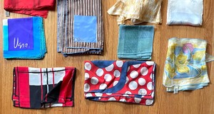 lot 107A image: Variety of Vintage Scarves by Vera
