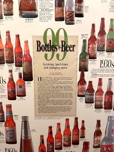 lot 227 image: Vintage 99 Bottles of Beer Framed Print