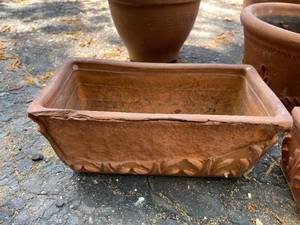 lot 314 image: Clay Planters