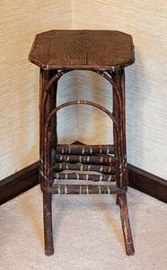 lot 63 image: Rustic Twig Accent Table