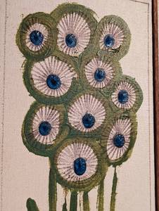 lot 64 image: Framed Mid Century Floral Painting