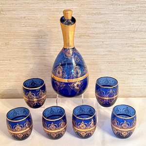 lot 31 image: Vintage Bohemian Murano Bucella Cocktail Set
