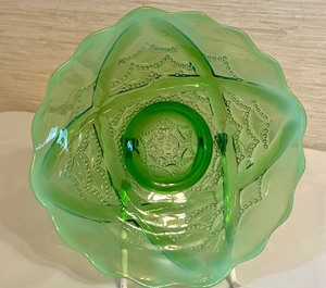lot 35 image: Antique Jefferson Glass Footed Plate