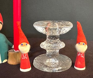 lot 53 image: Vintage iittala Candleholder and Scandinavian Figurines