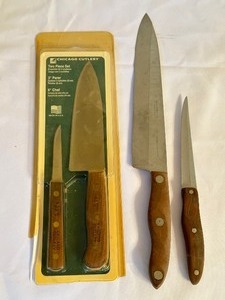 lot 383 image: New Chicago Cutlery and Two Cutco Knives
