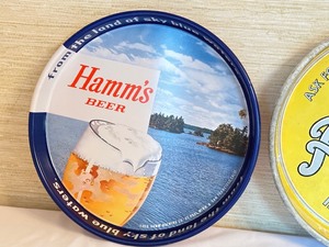 lot 392 image: Hamms and Fitgers Rex Metal Trays