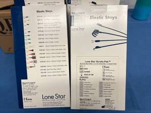 lot 13 image: MSRP $200  Lot Of 4 Cooper Surgical Lone Star 3650 Scroto-Pak Elastic Stays Expiration 723