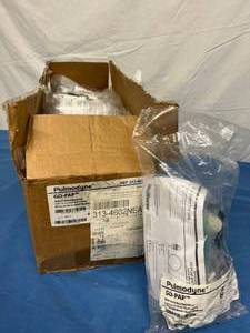 lot 3A image: MSRP $1000  1 Case New&nbspPulmodyne GO-PAP Emergency CPAP Systems - GO-PAP CPAP System with BiTrac ED Mask, Standard Headgear and Nebulizer Canister, Adult Medium - 313-4602N Expiration 822