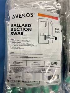 lot 18 image: MSRP $150  Lot Of 15 Kits Avanos Ballard Oral Care&nbspKits - Each W6 Suction Swab Packs with Burst Cups (2 Angled Suction Swabs WThumb Port - 0.5 fl. oz. 1.5% Mint Flavored Hydrogen Peroxide) 6 Applicator Swabs & Tube 0.35 oz. Mouth Moisturizer