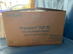 lot 106 image: MSRP $300 1 Case (20 padscs) Sage 7255 Prevalon Tap XL Turn and Position System Microclimate Body Pads