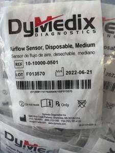 lot 42 image: $$$ Large Mixed Lot Of NEW DyMedix Diagnostic Disposable Airflow Sensor and MotionWave Dual Wired EMBG Electrodes - Mixed&nbspExpirations - See Pics