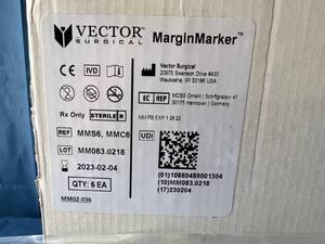 lot 44 image: 1 Case2 (6cs) NEW Vector Surgical MarginMarker Sterile Ink Kits Expiration 223
