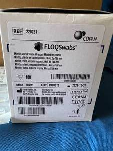 lot 54 image: MSRP $1200  1 Case (1000cs) NEW COPAN 220251 FLOQSwabs for Optimal Sample Collection and Diagnostics Expiration 1223