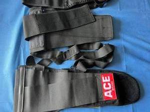 lot 72 image: Lot of 3 Medical Back Braces - Preowned
