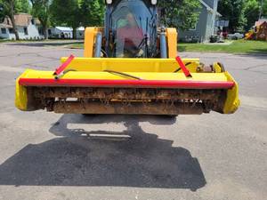 lot 703 image: 77 Flail Mower - Skid loader Mount - Hydraulic Driven - NO SHIPPING