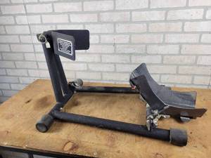 lot 738 image: BAXLEY Trailer Co. Motorcycle Wheel Chock - NO SHIPPING