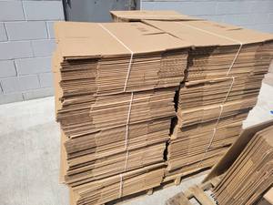 lot 727 image: (375) New Cardboard Boxes - 18 x 12 x 8-10-12 (Multi-Height) - NO SHIPPING