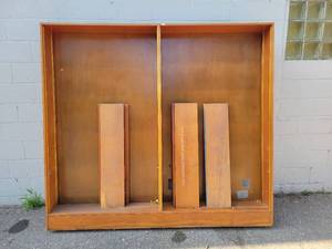 lot 753 image: Large Wall Unit Bookcase - NO SHIPPING