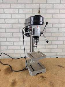 lot 721 image: K&F 5-Speed Benchtop Drill Press - Model No. LR94781-1 - Tested and Works - NO SHIPPING