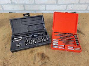 lot 772 image: RIDGID Set No. 10 Screw Extractor Set and MAGNA Watcha-Callit Kit