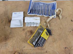 lot 776 image: Mayhew Model No. 112K Pilot Punch Kit, (2) Sock It Out Kits and Assorted Hex Keys