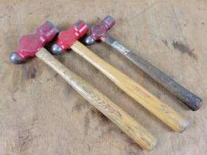 lot 781 image: (3) Channel-Lock Ballpeen Hammers - 48oz, 32oz and 20oz