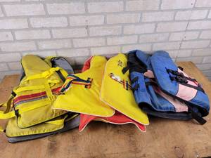 lot 791 image: (3) Adult Size Life Vests
