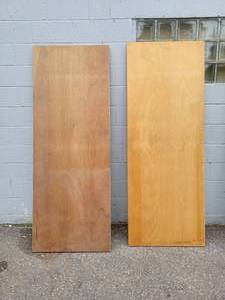 lot 797 image: (2) Hollow Core Closet Doors - NO SHIPPING