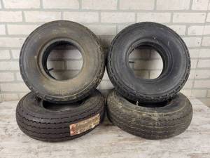 lot 886 image: (4) Genuine CUSHMAN Tires - 4.75 x 7.75