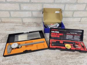 lot 898 image: 6 Dial Calipers, Butane Soldering Torch Kit and CH 38 Impact Wrench