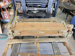 lot 712 image: PEXTO Model 055-D Metal Brake - 20 Gauge Max - 36 Capacity - NO SHIPPING