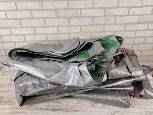 lot 931 image: (2) Tarps - 18 x 5 and 7 x 5 - NO SHIPPING