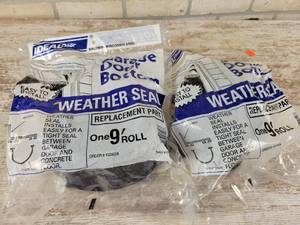 lot 932 image: (2) NEW 9 Garage Door Bottom Seals - Part No. 1026028