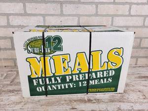 lot 700 image: Sealed Case of (12) MREs - Sure-Pak Fully Prepared Meals