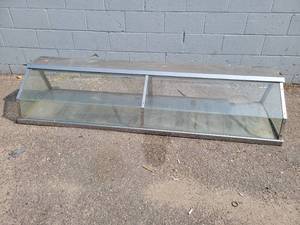 lot 957 image: Commercial Stainless Steel and Glass Bakery Counter Display Case - NO SHIPPING