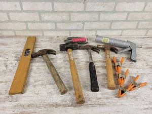 lot 962 image: Claw Hammers, Maul, Spring Clamps and More