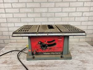 lot 966 image: Master Mechanic 10 Table Saw - Tested and Works - NO SHIPPING
