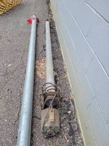 lot 994 image: 4 Grain Auger with Motor - Approx. 7 Long - NO SHIPPING