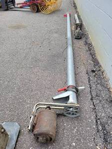 lot 995 image: 4 Grain Auger with Motor - Approx. 15 Long - NO SHIPPING
