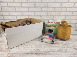 lot 1009 image: Mole Trap, Twine and More - NO SHIPPING