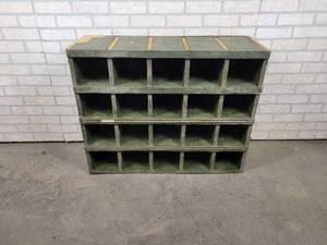 lot 1011 image: Wood Parts Bin -NO SHIPPING