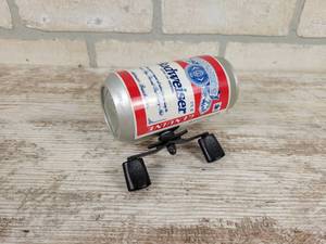 lot 1025 image: Johnson BUDWEISER Can Spincast Fishing Reel