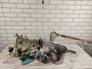lot 1058 image: Vintage Irons, Light and More - NO SHIPPING
